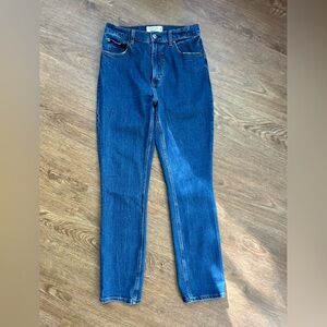 Abercrombie and Fitch The 90s Slim Straight Ultra High Rise Jeans